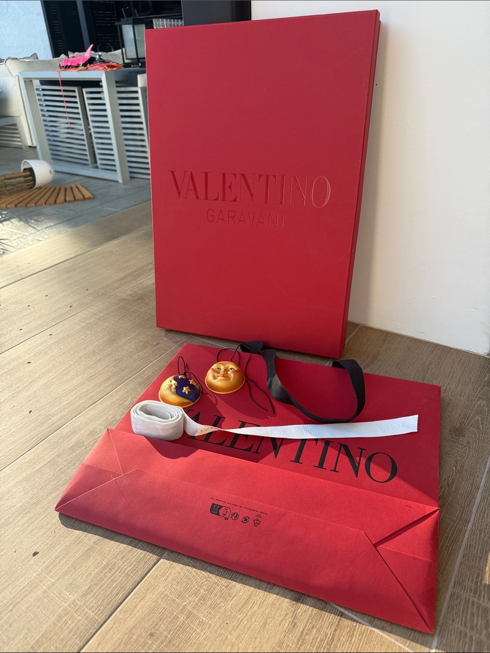 Valentino Garavani Red Presentation Set with Black Ribbon